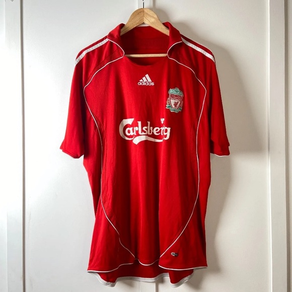 adidas Other - Adidas Liverpool 2006 2007 2008 Home Football Shirt  Carlsberg Red Size XL